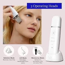 Ultrasonic Skin Scrubber - 3-in-1 Face Lifting & Skin Peeling Device