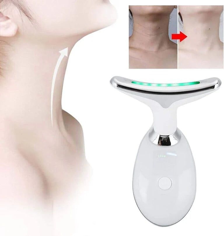 Neck Face Lifting Device - 3-in-1 LED Light Therapy & Skin Tightening Tool